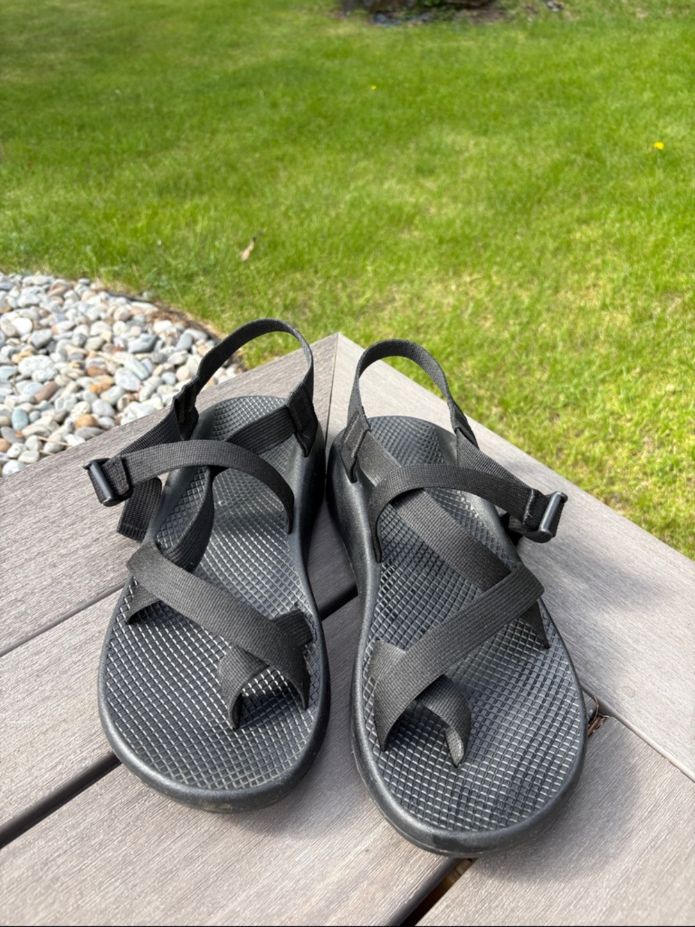 Chaco Mens Classic Black Sandals 11